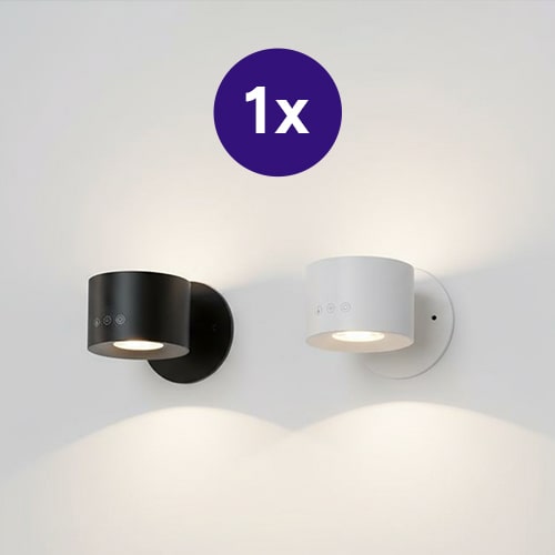 Kleverlicht 360° Wandlampe – Kabelloses LED Licht mit Akku & Magnet