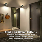 Kleverlicht 360° Wandlampe – Kabelloses LED Licht mit Akku & Magnet
